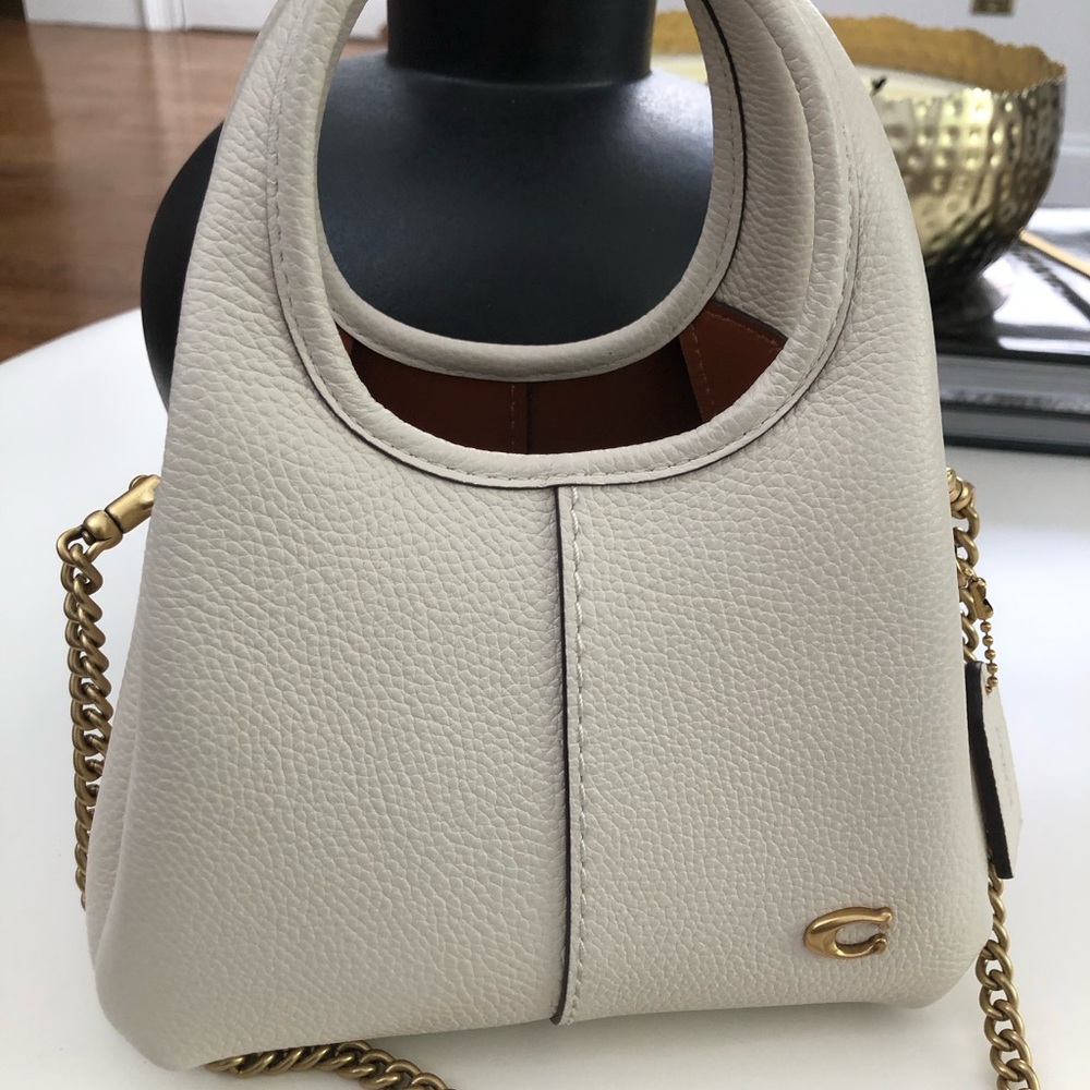Coach Lana 19 Bag | Chalk Pebbled Leather | EUC | FAST SHIP